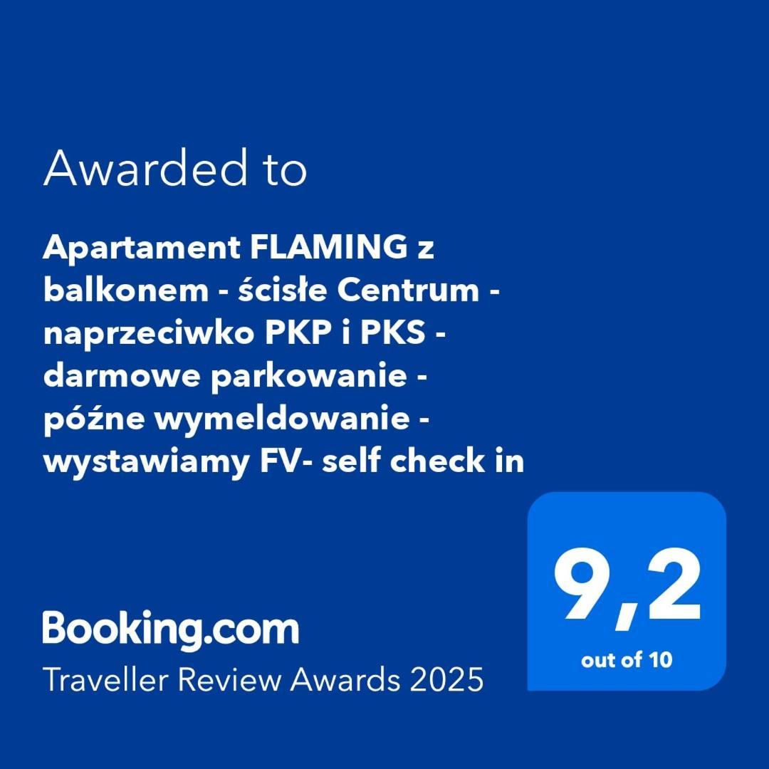 Apartament Flaming Deluxe Z Balkonem - Scisle Centrum Naprzeciwko Pkp I Pks - Self Check In - Darmowy Parking - Pozne Wymeldowanie Do 12 - Wystawiamy Fv Οπόλε Εξωτερικό φωτογραφία